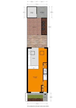 Floorplan - Westmeerlaan 24, 2371 CD Roelofarendsveen